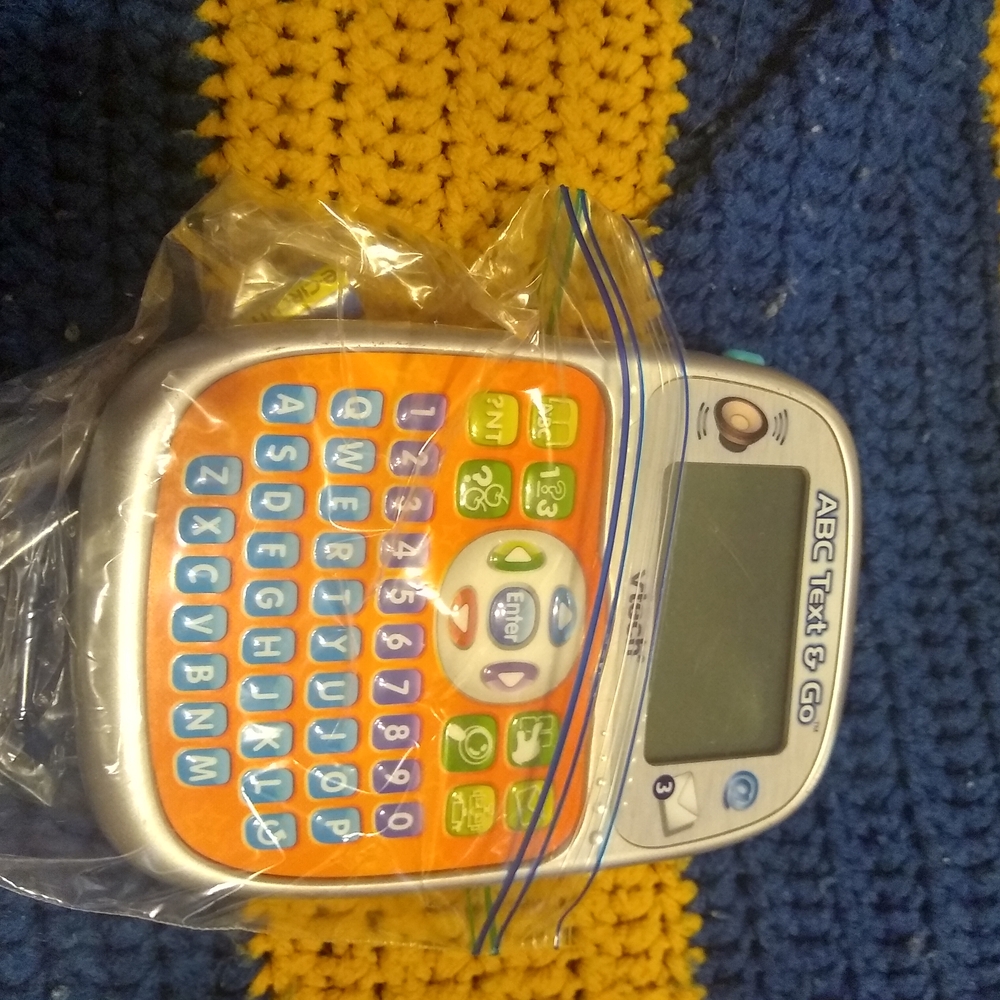 ABC Text & Go - Silver and Orange